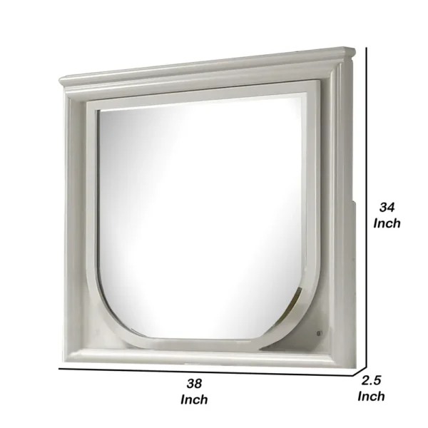 BM339322_4_0ce0fd30-930e-4c4c-8a6d-598cb781a731 Dima Dresser Mirror, 38 Inch, White Rubberwood, Embossed Panels w LED