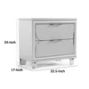 BM339323_4_6eeee7f1-ca28-4ae4-a33d-a94b132630d0 Dima Nightstand, 2 Drawers w Acrylic Handles, White Rubberwood, 24 Inch