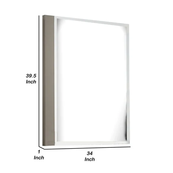 BM339326_4_4853109a-4bc3-40e3-9b05-753b546dcb8e Suni Dresser Mirror, 40 Inch, Sleek Light Taupe Wood, Frameless Design