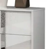 BM339335_2_31da0bca-ae74-4a6d-a624-5015f7a1e4ce Suni Nightstand, Glossy White Wood with UV Finish, 2 Drawers, 24 Inch