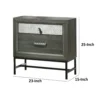 BM339405_4_eb48b1d3-4a17-43e2-932b-00551c05b4c9 Lito 25 Inch Nightstand, 1 Drawer and Jewelry Tray, Glam Silver, Gray