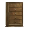 BM339406_8d5e7177-e6be-48ae-8442-c63a6d2da8f4 Rouk 5 Drawer Tall Dresser Chest, Transitional, Walnut Brown Solid Wood