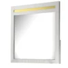 BM339416_1750cb0d-c77b-4695-a2cb-ae2ab1ca0f29 Yoki 41 Inch Dresser Mirror, Modern Glam White with Gold Acrylic Accents