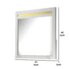 BM339416_4_8d80bc15-730a-45a9-a718-f6b043c85024 Yoki 41 Inch Dresser Mirror, Modern Glam White with Gold Acrylic Accents