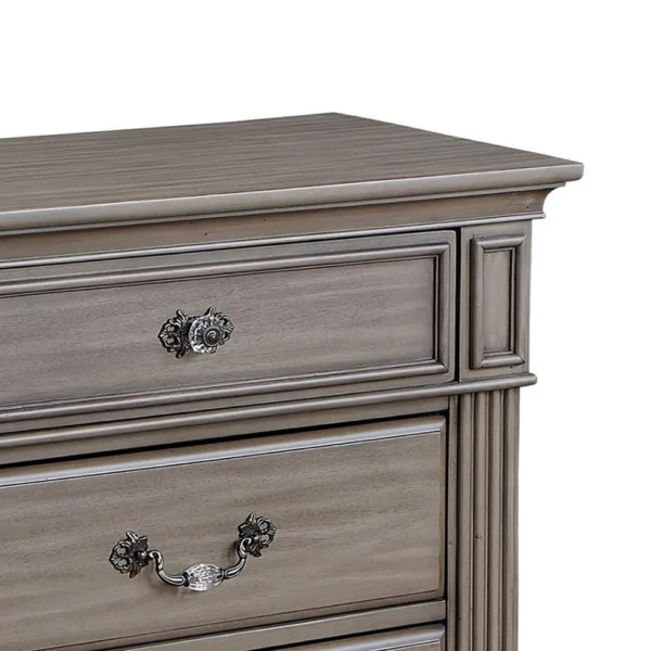 BM339442_2_ed33777b-67f1-47e5-a6f0-2755d4e731e2 Recus Classic Nightstand with 3 Drawers, Acrylic Accents, Gray Solid Wood