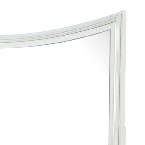 BM339448_1_ae63664e-9710-42a8-8c73-5ccd22186369 Kiki Dresser Mirror, Curved Crown Molded Details, White Solid Wood