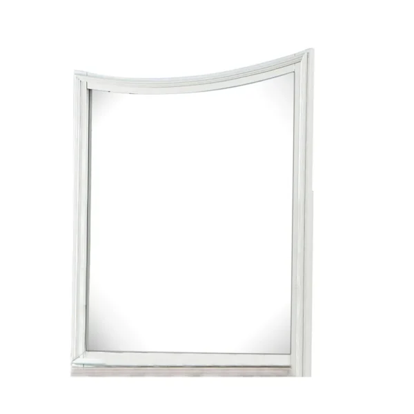 BM339448_696b9b51-935f-45a7-8ba0-5bf39b650f19 Kiki Dresser Mirror, Curved Crown Molded Details, White Solid Wood