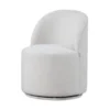BM339463_1_e20565dc-cc64-4369-959b-1160c82a57c7 Ager Side Dining Swivel Chair, Curved Barrel Style, White Boucle Chenille