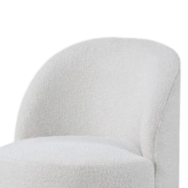 BM339463_2_ce75c75a-7595-47da-80a5-7ae7064c4ef3 Ager Side Dining Swivel Chair, Curved Barrel Style, White Boucle Chenille