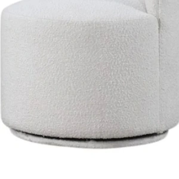 BM339463_3_b27167ee-92a8-4329-972e-94f46c0dbc13 Ager Side Dining Swivel Chair, Curved Barrel Style, White Boucle Chenille