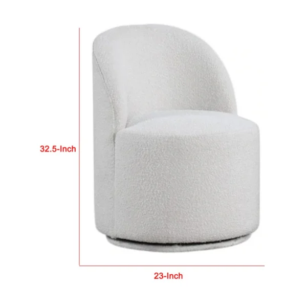BM339463_4_74de195e-ee39-4872-bb49-1548948cf6dc Ager Side Dining Swivel Chair, Curved Barrel Style, White Boucle Chenille