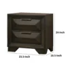 BM339480_4_ab7a8f77-8077-4e53-ab3c-5d2ca23c6a6e Fema Nightstand, 2 Bevel Drawers, Nickel Handles, Espresso Brown Wood