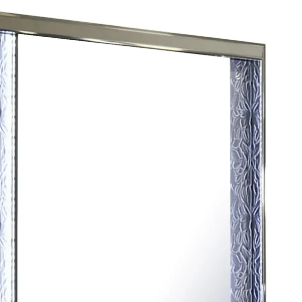 BM339487_1_3b5594c4-0f61-4c1c-b481-96a97e04931e Levi Dresser Mirror, 38 Inch, Leaf Pattern Molding w LED, Dark Gray Wood