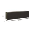 Jer Outdoor Storage Box with Gas Lift, 79 Inch Brown Rattan Woven
