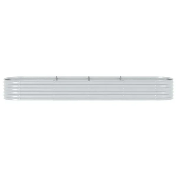 Bery Outdoor Veg Garden Raised Bed, Galvanized Steel, 158 Inch