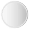 Mio Round Bathroom Wall Mirror, 28 Inch, Built In LED w USB Plug