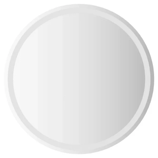 Mio Round Bathroom Wall Mirror, 28 Inch, Built In LED w USB Plug