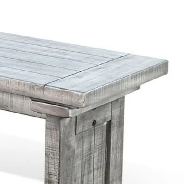 BM339798_2_fe89dd36-3439-4e79-b224-16dc796f378d Bench, 48 Inch Wide Farmhouse Plank Style Seat, Gray Pedestal Base