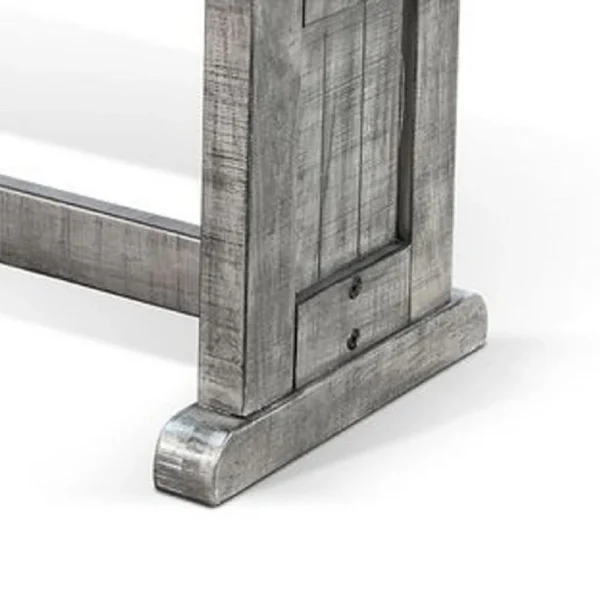 BM339798_3_86534b44-d5cd-4e30-9101-3972c731b6e1 Bench, 48 Inch Wide Farmhouse Plank Style Seat, Gray Pedestal Base