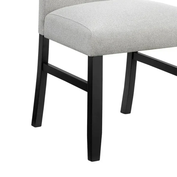 BM340151_2_3c616c5e-aba6-4c82-8dd2-ad7474436c01 Riac Set of 2 Side Dining Chairs, Black Wood, Dove Gray Fabric Seat