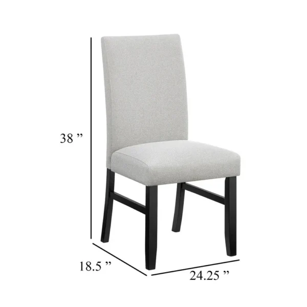 BM340151_4_e15b3d3a-cb3b-4801-aac5-dfae7d0c0781 Riac Set of 2 Side Dining Chairs, Black Wood, Dove Gray Fabric Seat