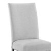 BM340154_2_fb80da0b-68ab-4b37-bdf0-c74c6a0836bd Viem Dining Chair Set of 2, Black Wood, Gray Fabric Seat, Nailhead Trim
