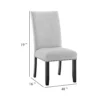 BM340154_4_99d752fc-0e06-4771-a7f9-2e8c33fac392 Viem Dining Chair Set of 2, Black Wood, Gray Fabric Seat, Nailhead Trim