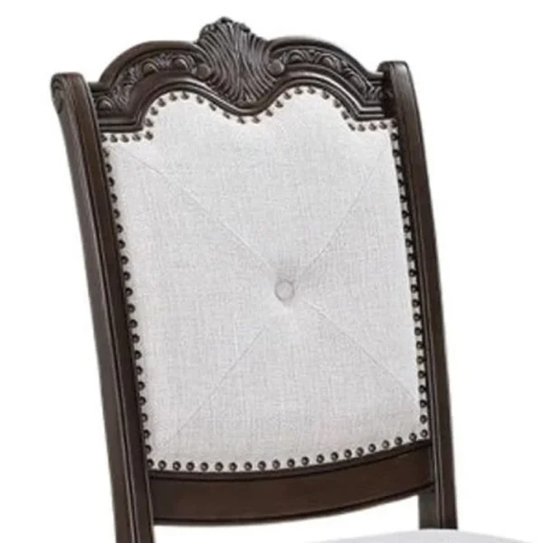 BM340172_1_11e68826-1524-4919-bd28-5bd25e504420 Cary Side Dining Chair Set of 2, Beige Linen, Scrolled Coffee Brown Wood