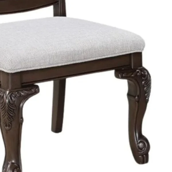 BM340172_2_0ab416d6-8f90-4b4f-a39f-0d67536016d4 Cary Side Dining Chair Set of 2, Beige Linen, Scrolled Coffee Brown Wood