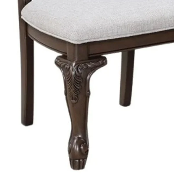 BM340172_3_d1588500-bded-4e93-a41d-cfb92983278b Cary Side Dining Chair Set of 2, Beige Linen, Scrolled Coffee Brown Wood
