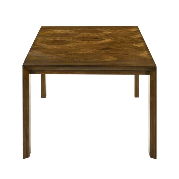 BM340175_1_6e49811a-e850-4ce1-89d8-e78d354ac521 Liyo Dining Table, 71 Inch Rectangular Brown Wood Top, Block Legs