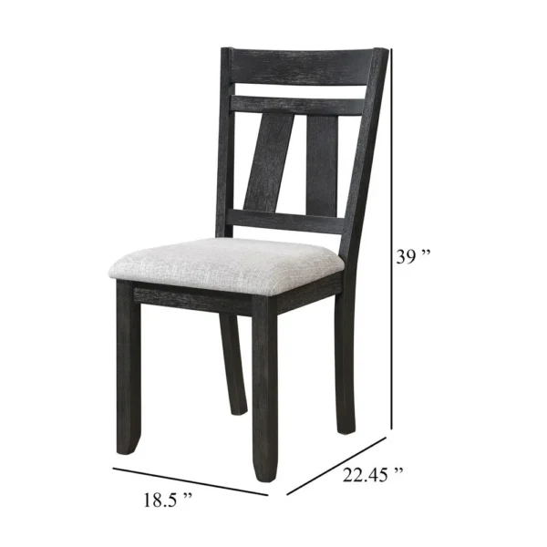 BM340177_4_bb156c6e-32a9-43e4-a89a-e64fbd1deb50 Riby Dining Chair Set of 2, Black Wood Frame, Gray Linen Seating