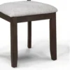BM340202_2_c5375f47-86f4-451a-a51d-b7ce38f2997e Wogy Side Dining Chair Set of 2, Brown Wood Ladder Backrest, Off White Seats