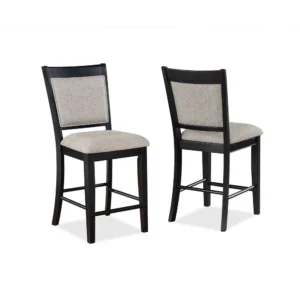 BM340207_dd6f805b-97f9-4639-ba92-9e70cd74d132 Filu Counter Height Chair Set of 2, Black Wood Frame, Gray Linen Seat