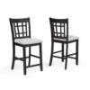 BM340213_085ce218-e110-4bb8-8256-c32312748415 Mipo Counter Height Dining Chair Set of 2, Black Grid Back, White Seats