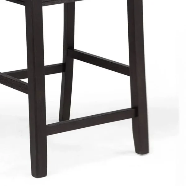 BM340213_2_8874996d-bf81-495d-9c4f-6c9cf1ffccb1 Mipo Counter Height Dining Chair Set of 2, Black Grid Back, White Seats