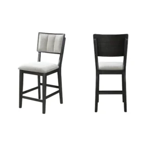 BM340219_d3ff8f24-230f-42a1-b331-58d2e9269861 Kliu Counter Height Chair Set of 2, Light Gray Fabric, Black Wood Frame