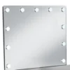 BM340350_1 Vaz 3pc LED Mirror Vanity Table Set w Padded Stool, Glass Top, Gray