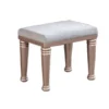 BM340352_2 Yezy 3pc Vanity LED Mirror Desk Set with Padded Stool, Blush Pink