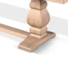 BM340357_3_b664f2cc-e182-44c6-8a39-26d0874464cd Anna Dining Bench, 60 Inch, Double Pedestal, Wheat Brown Solid Wood