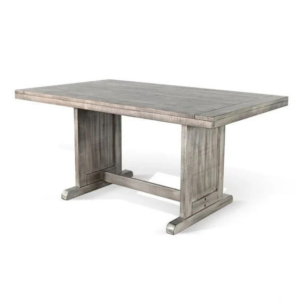 BM340366_1_c8314523-1215-4f13-9a81-01fbeb431c5d Zeka Dining Table, 60 Inch Top, Double Pedestal, Gray Solid Wood