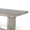 BM340366_2_cec545d6-89e5-4f8c-8991-2c88021a56fa Zeka Dining Table, 60 Inch Top, Double Pedestal, Gray Solid Wood