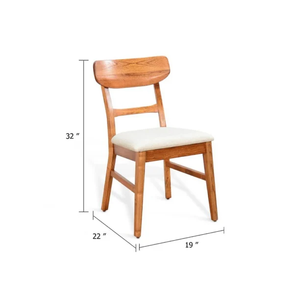 BM340395_4_13e6e565-94af-4f7d-84aa-62adc10a0991 Amy Dining Chair Set of 2, Curved Back, Beige Seat, Light Brown Solid Wood