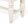 BM340397_3_1f45453f-8f80-4b11-aaf5-c86e906fd223 Dean Dining Bench, 52 Inch Brown Plank Seat, White Solid Wood