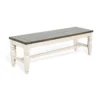 BM340397_7b375cff-a147-4525-ae72-fe839a00c3b6 Dean Dining Bench, 52 Inch Brown Plank Seat, White Solid Wood