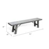 BM340403_4_94ea3e25-5f08-4d4e-b8a5-c5a0e5106446 Zeka Industrial Bench, Plank Seat, 72 Inch Rustic Gray Solid Wood