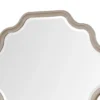 BM340841_1_67a187c1-c5aa-46a4-a260-5829b2d1d5f4 Fea Dresser Mirror, Natural Oak Brown Solid Wood, Scallop Edges, 40x47