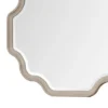 BM340841_3_8be1bd82-d46e-4f01-8b99-e17945a4cb93 Fea Dresser Mirror, Natural Oak Brown Solid Wood, Scallop Edges, 40x47