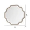 BM340841_4_9d2159b5-714d-4dfc-82c4-43410b26f9c6 Fea Dresser Mirror, Natural Oak Brown Solid Wood, Scallop Edges, 40x47