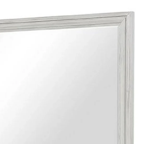 BM340847_1_b31ca2bb-d143-4a9f-8084-1d2027e8b30a Basil Dresser Mirror, Beveled Glass, 38x44 Rustic White Solid Wood Frame